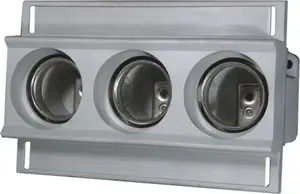Eti-Polam EZV 63/3 Panel-Mounted Fuse Base 3P E33 DIII 63A