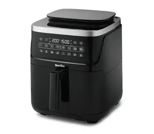 Breville VDF133X Hot Air Fryer with Steam Function, 7L, 1700W