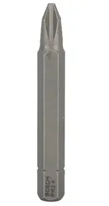 Bosch Extra Hard Screwdriver Bit Set, PH2, 51 mm, 3 Pieces