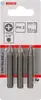 Bosch Extra Hard PH2 Screwdriver Bit Set (3 Pieces) Photo 2