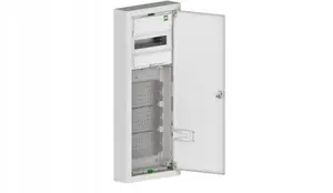 ELEKTROPLAST MSF TWIN RN 1x12 (N+PE) + 3x12 Surface-Mounted Multimedia Distribution Board IP30