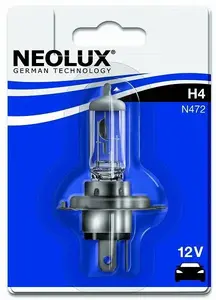 Neolux H4 Standard Halogen Headlight Bulb P43T 12V 60/55W