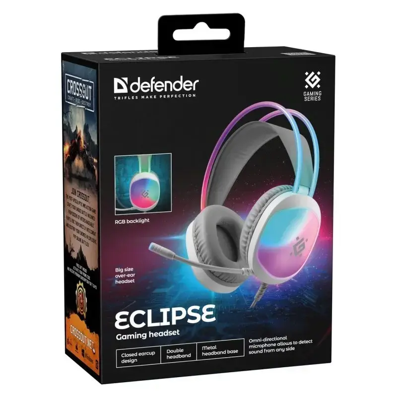Беспроводная гарнитура Defender Eclipse RGB Photo 11