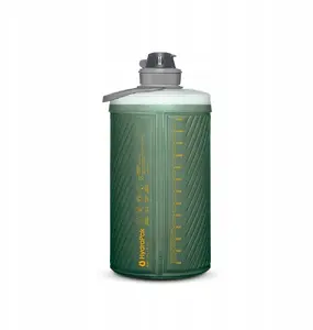 HydraPak Flux 1.5L elastīga ūdens pudele, Sage Green