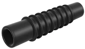 MicroConnect BNC Plastmasas kabeļa nostiepes fiksators Melns koaksiālais savienotājs 1 gabals