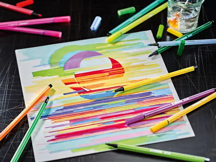 Фломастеры STABILO Pen 68 ARTY — 65 цветов Photo 5