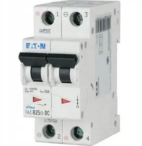 Автоматический выключатель Eaton FAZ-B6/2-DC 2P 6A B-характеристика 10кА DC