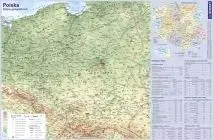 Demart Poland Map Desk Pad