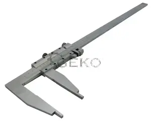 GEKO 31381 Vernier Caliper 600mm with 100mm Jaw Depth in Wooden Case