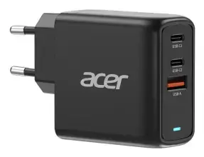 Acer ZL.ADTCC.00J Universal Mobile Device Charger with 2 USB-C Ports and Fast Charging