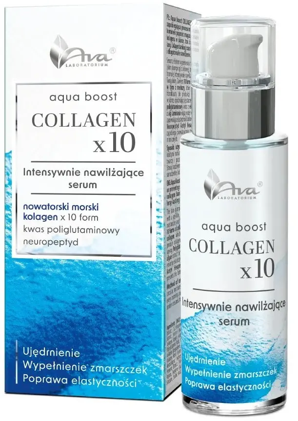 AVA LABORATORIUM Aqua Boost Collagen intensīvi