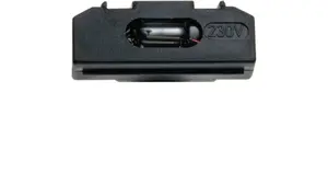 Hager WDE160020 Glow Lamp Insert Mechanism, Grey