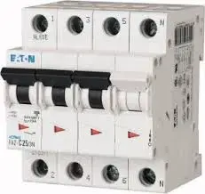 Автоматический выключатель Eaton FAZ C50/3N, 3P+N, 50A, 15кА