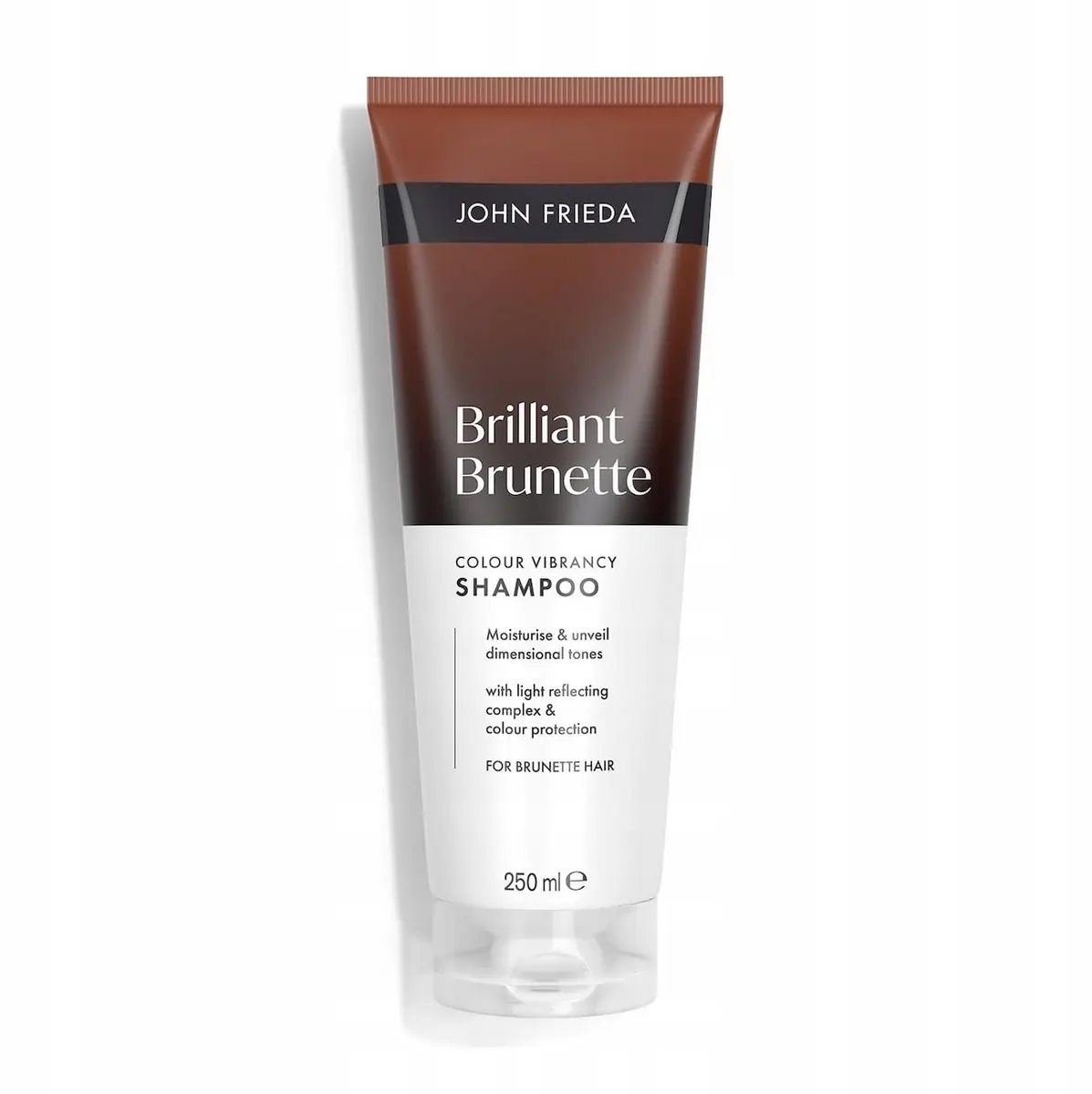 John Frieda Brilliant Brunette šampūns brūniem