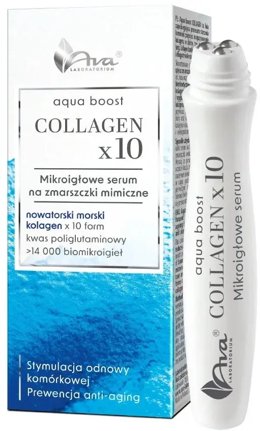 Ava Aqua Boost Collagen mikroadatu serums