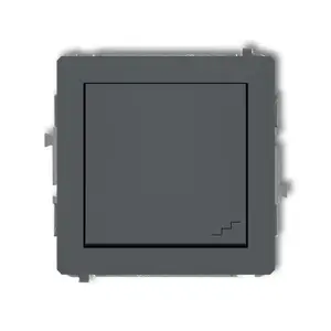 Karlik 28DWP-3 Electrical Staircase Switch, Graphite, 250V 10A