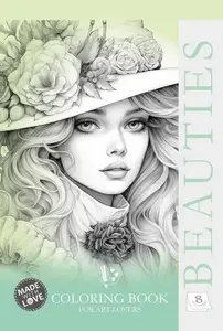 Fresh Beauties Creative Coloring Book A4 Green