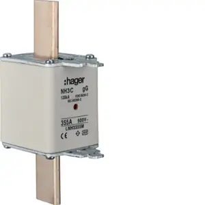 Hager LNH3355M NH3C drošinātājs 355A 500V gG