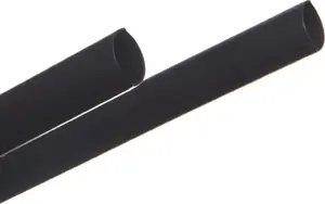 CellPack CR 6,4/3,2 mm termorukuma caurule, melna