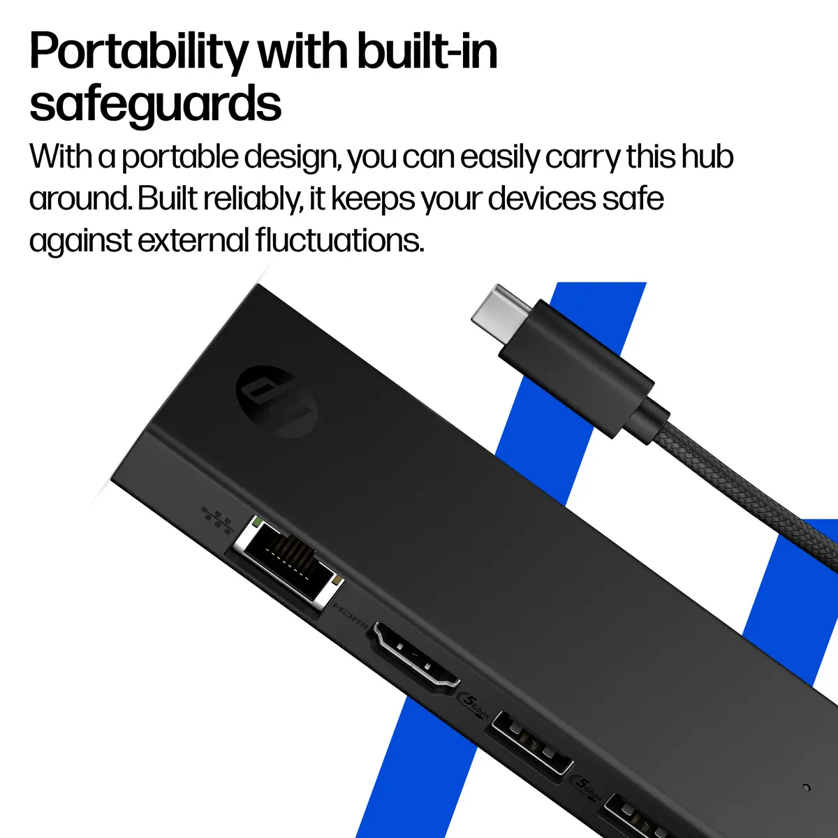 HP Portable USB-C 4K HDMI Hub BR1U0UT Photo 2