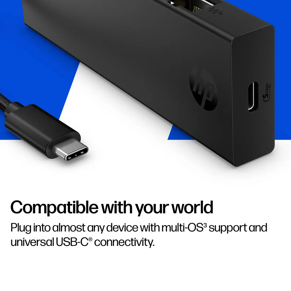 HP Portable USB-C 4K HDMI Hub BR1U0UT Photo 4
