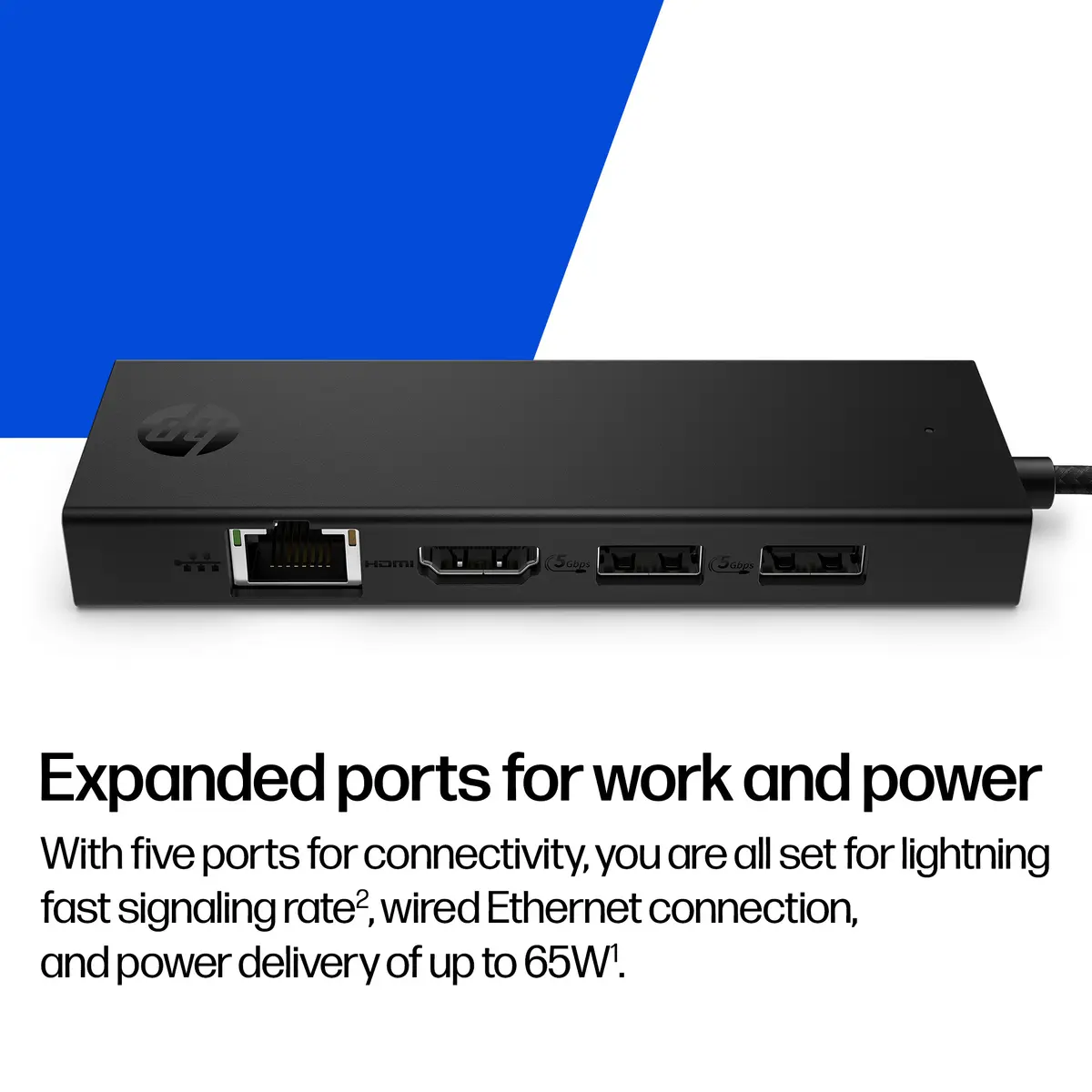 HP Portable USB-C 4K HDMI Hub BR1U0UT Photo 6