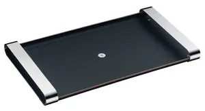 WMF 103058 Rectangular Serving Tray in Black and Stainless Steel