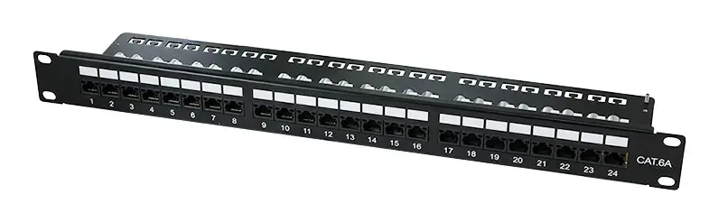LogiLink NP0133 Cat.6A 24 portu UTP sadales panelis Photo 2