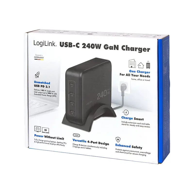 LogiLink PA0353 universāls USB-C lādētājs Photo 9