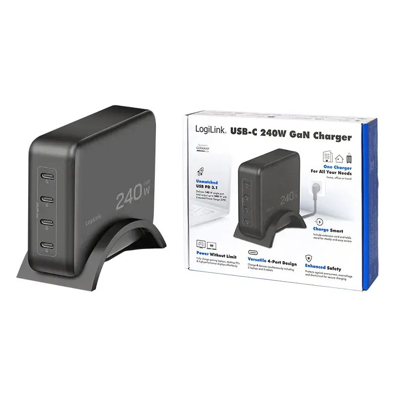 LogiLink PA0353 universāls USB-C lādētājs Photo 10