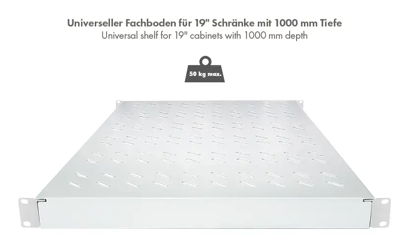 LogiLink SF1000G regulējams plaukts servera skapim Photo 4