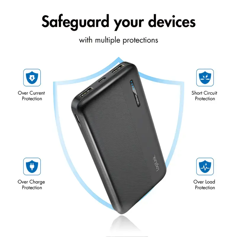 LogiLink PA0338RF ārējais akumulators 10000 mAh Photo 5