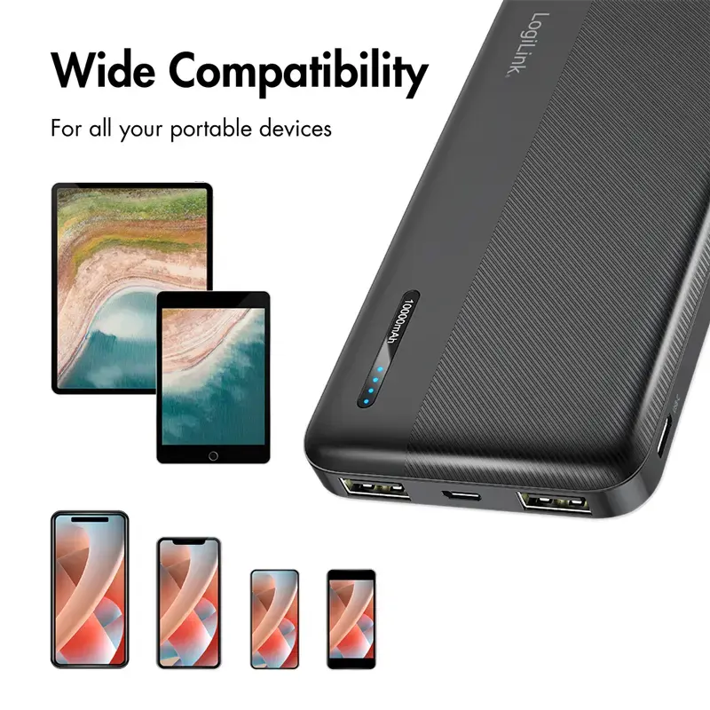 LogiLink PA0338RF ārējais akumulators 10000 mAh Photo 6