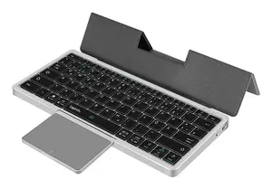 Беспроводная Bluetooth-клавиатура LogiLink ID0214, раскладка QWERTZ (немецкая), серая