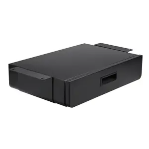 LogiLink EO0081 Under-Desk Drawer Organizer, Steel, Black
