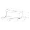Kluge KLT6000BL Telescopic Cooker Hood Photo 2