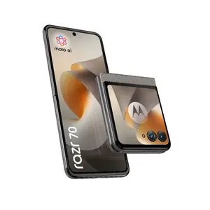 Смартфон Motorola Razr 70, складной дисплей 6.9 дюйма, 8 ГБ ОЗУ, 256 ГБ ПЗУ, 5G, Dual SIM, Android 16, цвет Stone