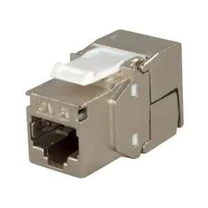 Экранированный модуль Keystone SCP CAT6A RJ45, белый