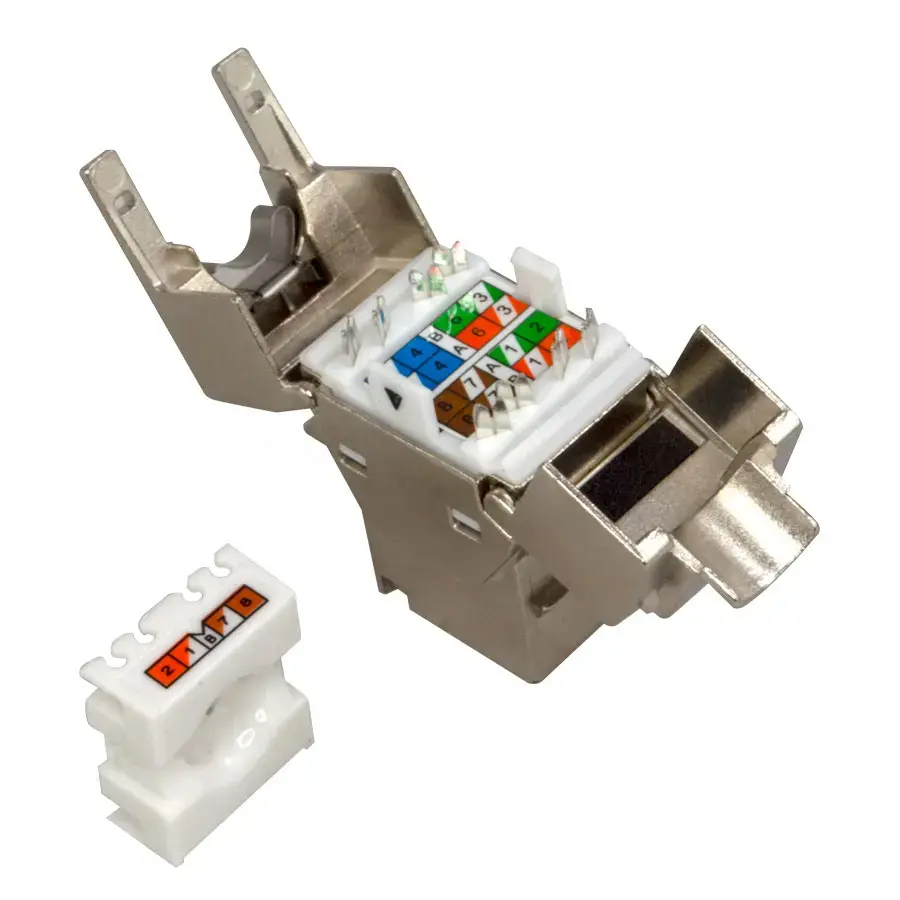 Экранированный модуль Keystone SCP CAT6A RJ45 Photo 3