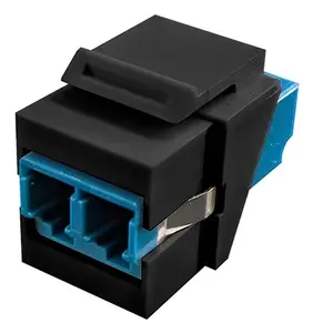 Модуль Keystone SCP F-KJ-SMLCLCD-BK плоский, оптоволоконный LC-LC одномодовый