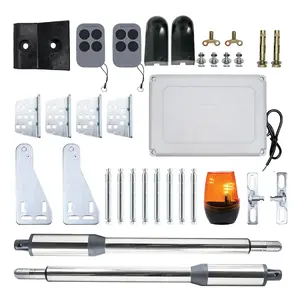 PNI Swing Gate Automation Kit with 2x40W Motors, Remote Controls, and Sensors