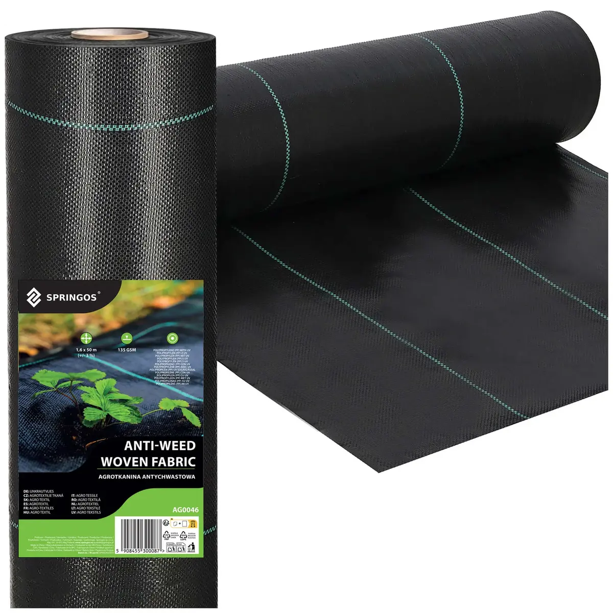 Springos AG0046 Anti-Weed Agricultural Fabric 1.6 x 50 m Photo 6