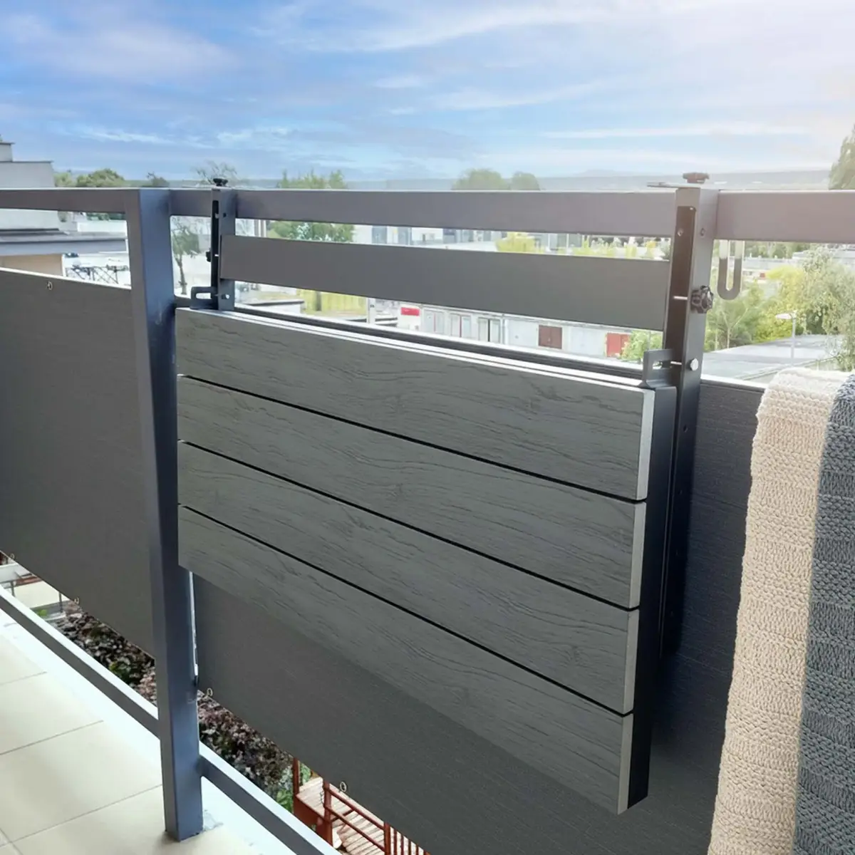 Springos GF0121 Folding Balcony Table Photo 7