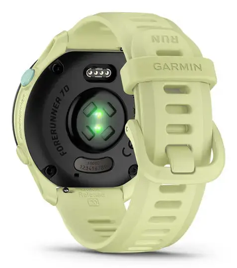 Garmin Forerunner 70 viedpulkstenis - Laima krāsā Photo 9