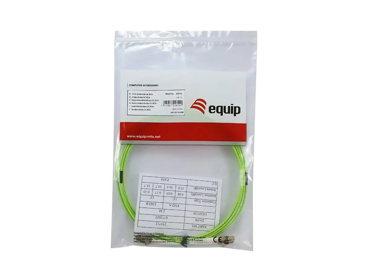 Оптоволоконный кабель Equip LC/LC OM5 2.0 м Photo 4