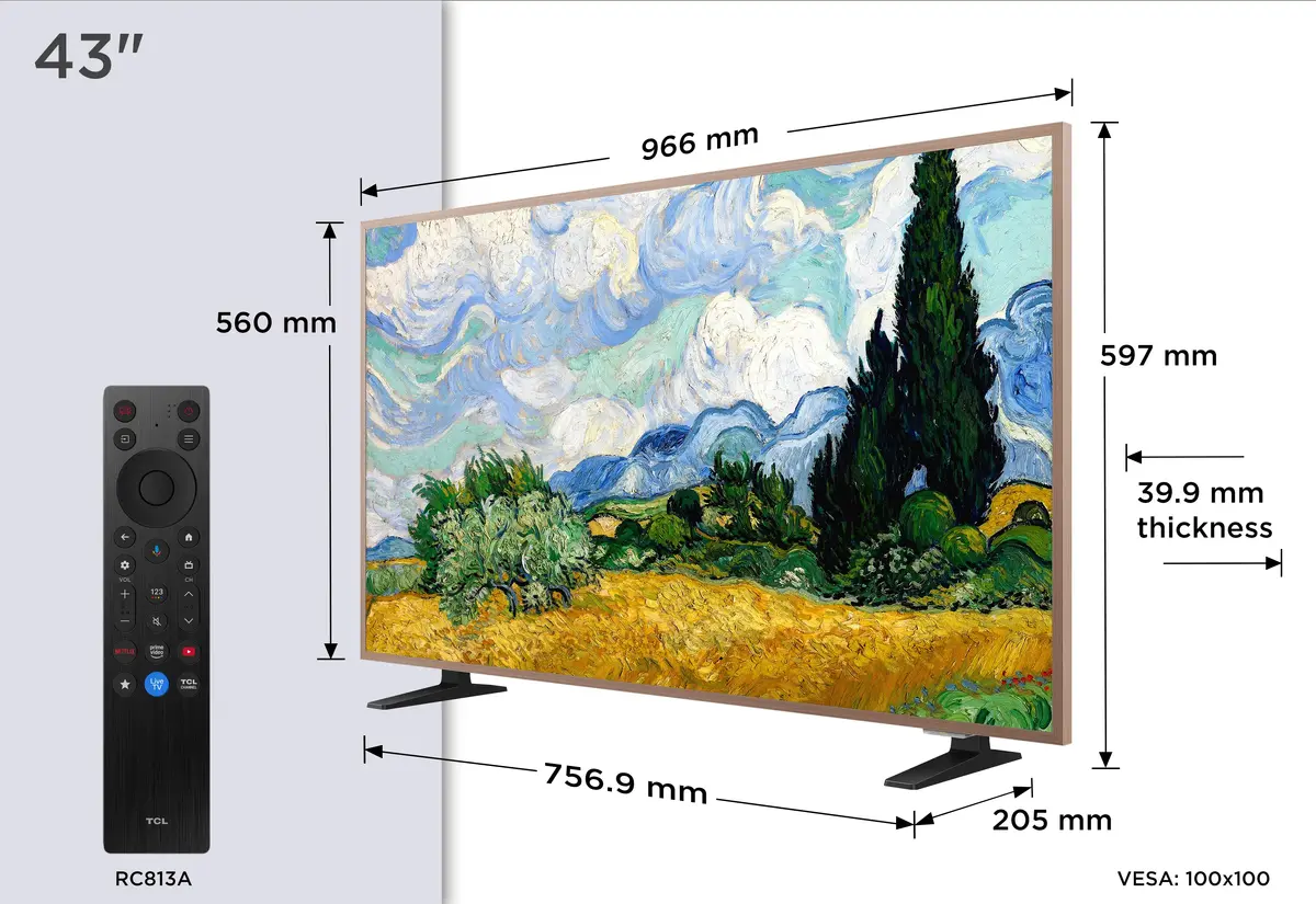 Телевизор TCL A400 Pro 43A400 Pro 43" 4K QLED Photo 4