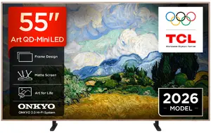 Телевизор TCL A400 Pro 55A400 Pro 55 дюймов 4K Ultra HD Smart TV, Mini LED, 600 кд/м², белый