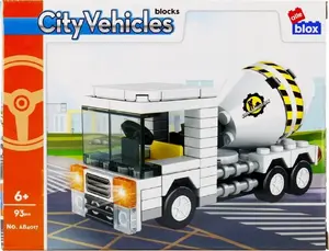 ALLEBLOX City Construction Building Blocks Set, 93 Pieces