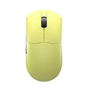 Беспроводная оптическая игровая мышь AULA LEOBOG GM3, 12000 DPI, желтая
