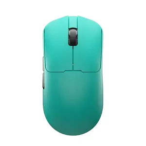 AULA LEOBOG GM3 Optical Wireless Gaming Mouse, 12000 DPI, Cyan, with Charging Dock